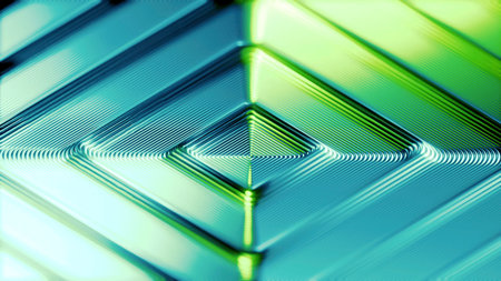 Vivid Surface Design. Dynamic Textured Visual Composition. Energetic Geometric Surface With Moving Sensors