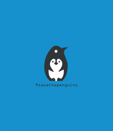 beautiful logo on the theme of nature and ecologyのイラスト素材
