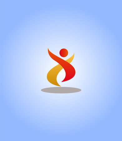 logo on the theme of nature and ecology, beautiful design will make your business successfulのイラスト素材
