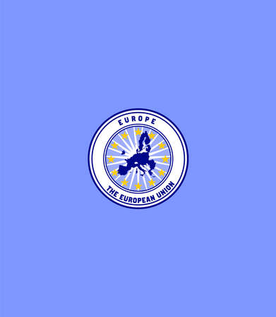 beautiful sticker of European Union. you can use it for any needsのイラスト素材
