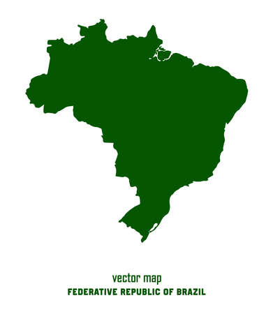 vector map of Brazil. you can use it for any needsのイラスト素材