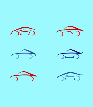 Car Logo Icon With Vector Template For Transportation Industrialのイラスト素材