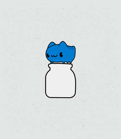 beautiful pet-themed logo. beautiful design and original ideaのイラスト素材