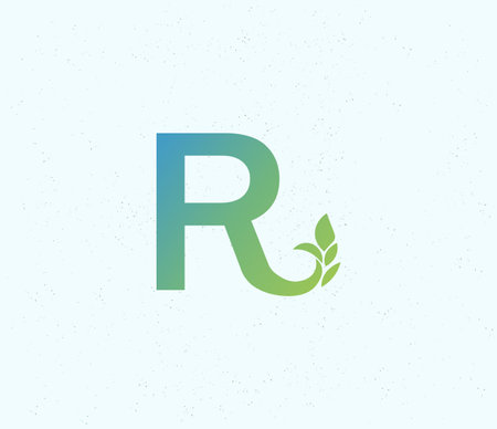 Nature is a creative symbol of an organic concept. Bio herbal healthcare abstract business eco logo.のイラスト素材