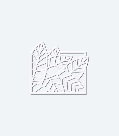 Beautiful Neomorphism style template. EPS10のイラスト素材