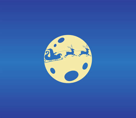 Christmas and New Year template. Perfect for: logo greeting card, banner, posterのイラスト素材