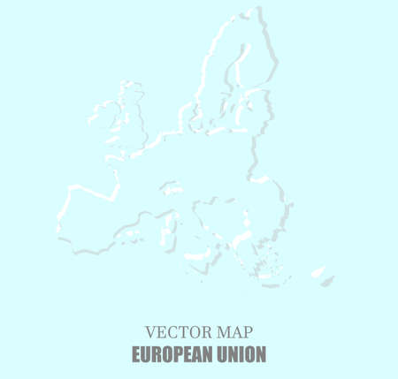 vector map of Kenya in the ultramodern style of neomorphismのイラスト素材