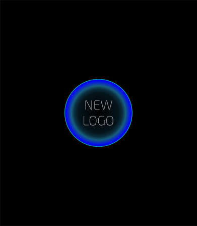 logo with a mystical sphereのイラスト素材