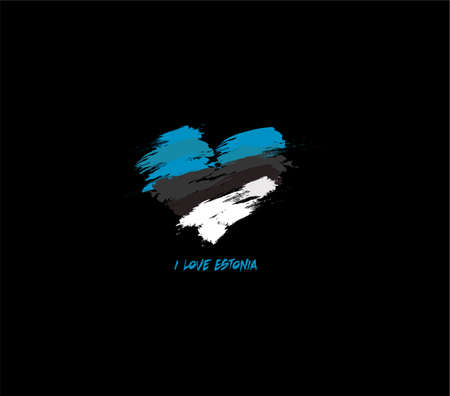 Lithuania grunge flag heart for your designのイラスト素材