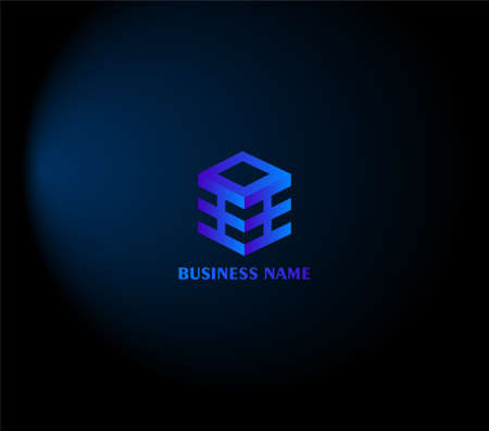 Minimalist logo design. creative logo. A beautiful and simple element.のイラスト素材