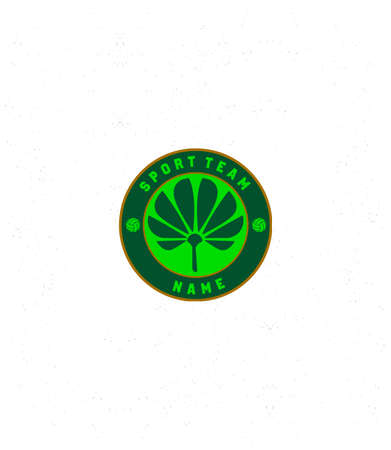 beautiful logo for a sports teamのイラスト素材