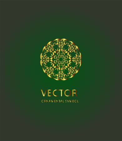 Emblem logo in vintage style. Suitable for organizations, brands, educational emblems etc.のイラスト素材