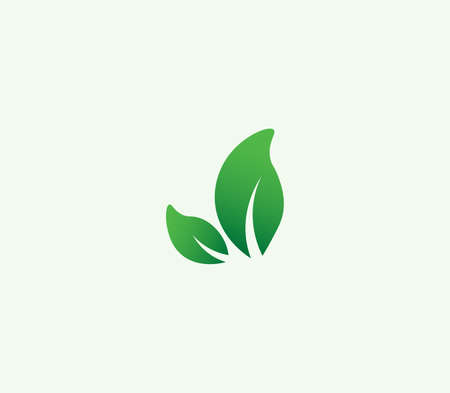 A beautiful template for a logo on the theme of ecology.の写真素材