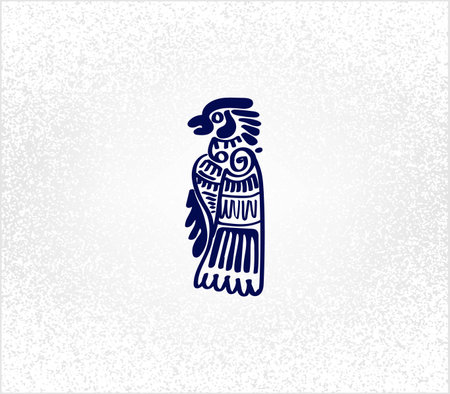 Aztec decorative vector art. traditional ethnic ornamentのイラスト素材