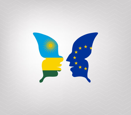 couple with flags design, vector illustration eps10 graphic.のイラスト素材