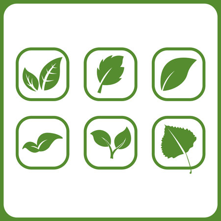 Upgrade your design game with this sleek and stylish leaf icon vector file. Perfect for any nature-inspired project. Get it now!のイラスト素材