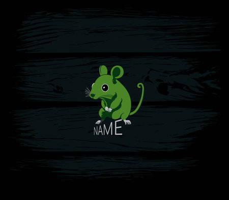 Get noticed with our sleek green mouse logo â the perfect choice for your company's brand identity.のイラスト素材