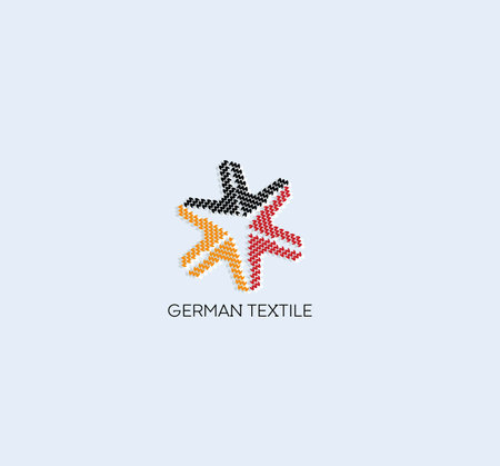 Explore the beauty of simplicity with our sea star logo in the colors of the German flag. Find your unique identity in our photostock!のイラスト素材