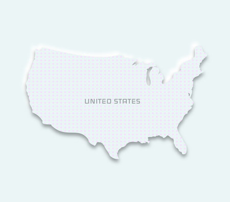 Minimalist New York state map with a sleek, professional design. Perfect for business, travel, and digital use.のイラスト素材