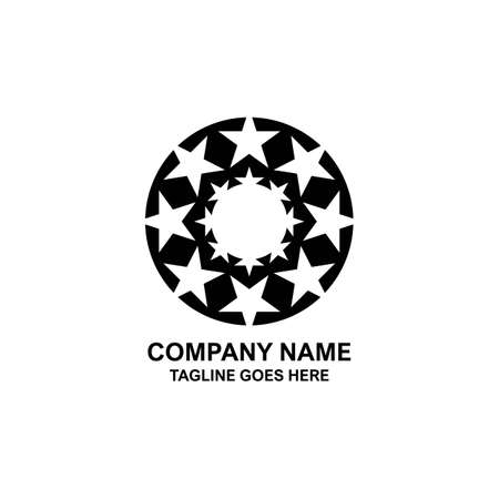 Star letter O logo design vector templateのイラスト素材