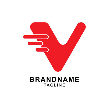 Letter V logo desin vector templateのイラスト素材