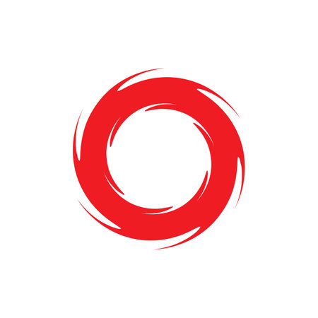 Circle ring logo design template vectorのイラスト素材