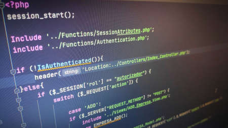 Web development with phpの写真素材