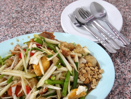 Papaya saladの写真素材
