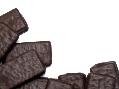 Chocolate sandwich biscuitの写真素材