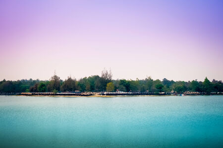 Waterfront villageの写真素材