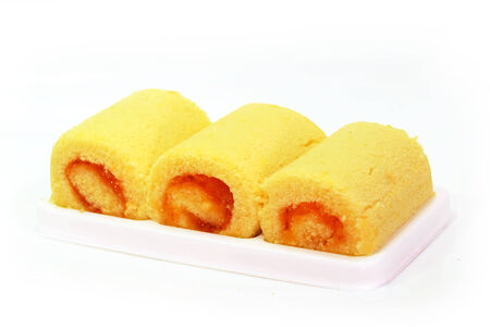 Marmalade roll cakeの写真素材