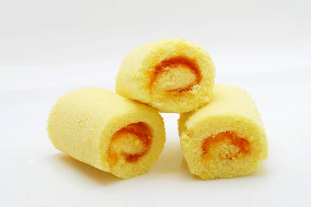 Marmalade roll cakeの写真素材