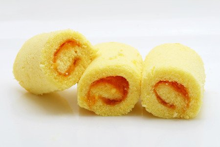 Marmalade roll cakeの写真素材