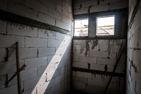 light through the wallの写真素材