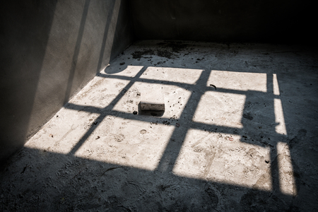 light through the wallの写真素材
