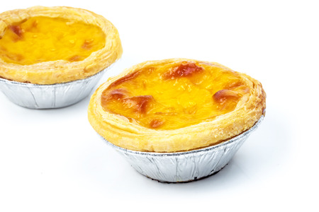 Portuguese Egg Tartsの写真素材