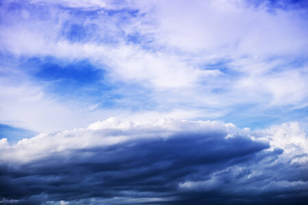 Fluffy Cloud and Atmosphericの写真素材