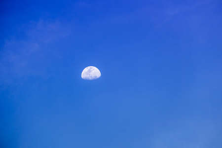 Moon at dayの写真素材