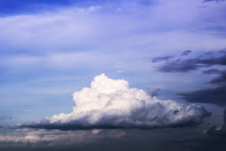 Fluffy Cloud and Atmosphericの写真素材
