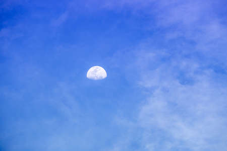 Moon at dayの写真素材