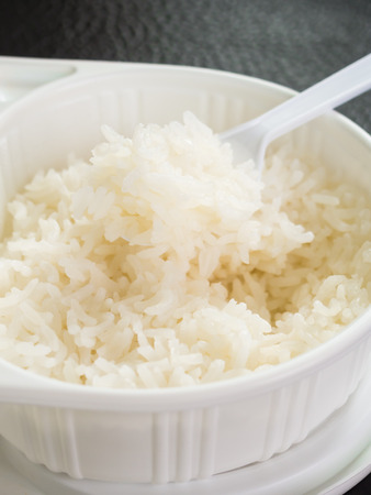 Rice and curry in the meal box setの写真素材