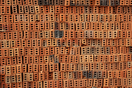 Red brick textureの写真素材