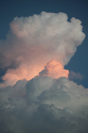 Storm cloud in the skyの写真素材