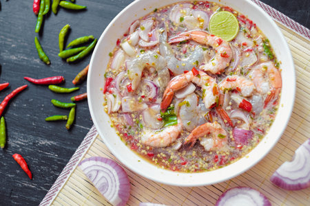Yum (Thai food) - Soft focus