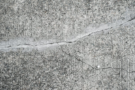 cracked concrete floor texture - old road