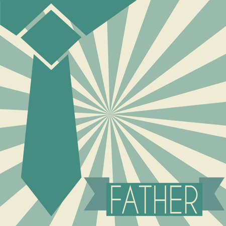abstract tie representing a father's day symbol on special backgroundのイラスト素材