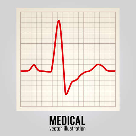 abstract medical graphic on special gray backgroundのイラスト素材