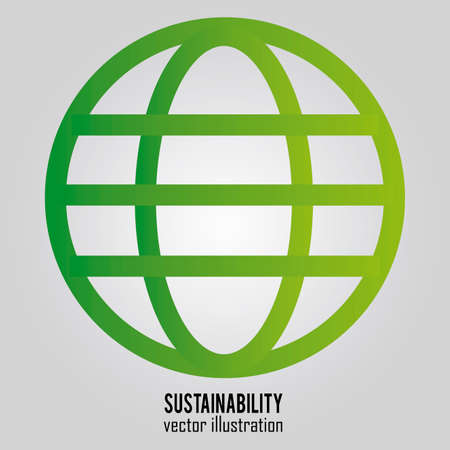 abstract eco symbol on special gray backgroundのイラスト素材