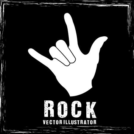 abstract rock hand on special rock backgroundのイラスト素材