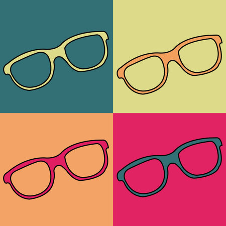 abstract pop art object on special pop art backgroundのイラスト素材